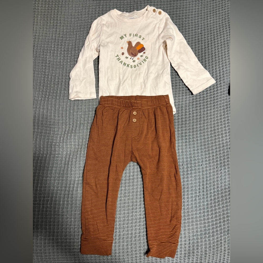 Unisex Baby 18mo Thanksgiving outfit